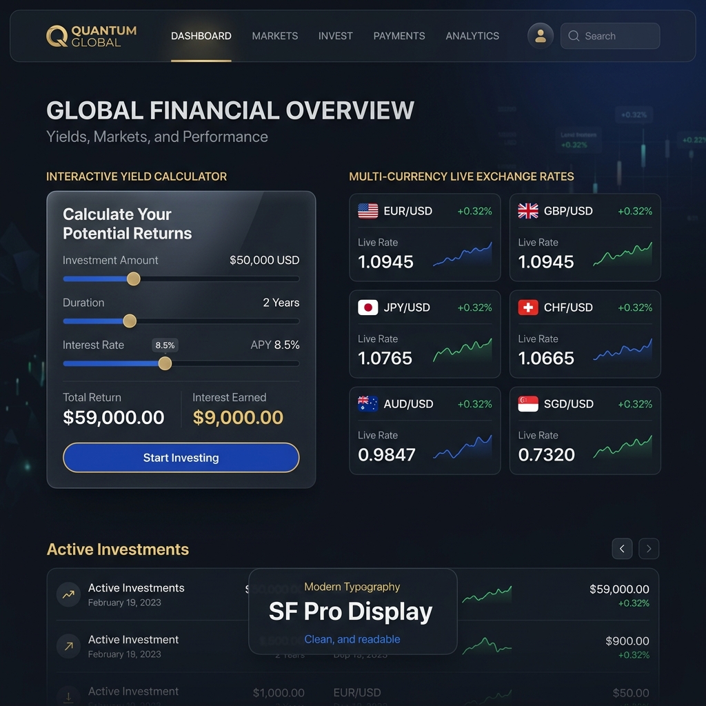 Apex Global FinTech Portal - Business Websites Case Study | Intellicor Technologies